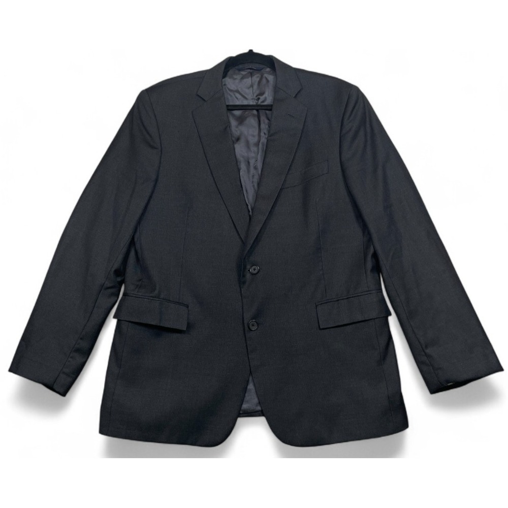Brooks Brothers 1818 Regent Suit Jacket Blazer Gray 42 S Wool Vitale